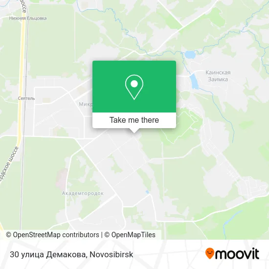 30 улица Демакова map
