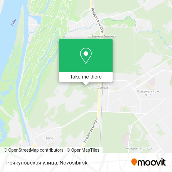 Речкуновская улица map
