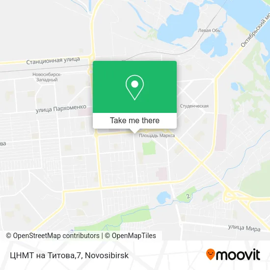 ЦНМТ на Титова,7 map