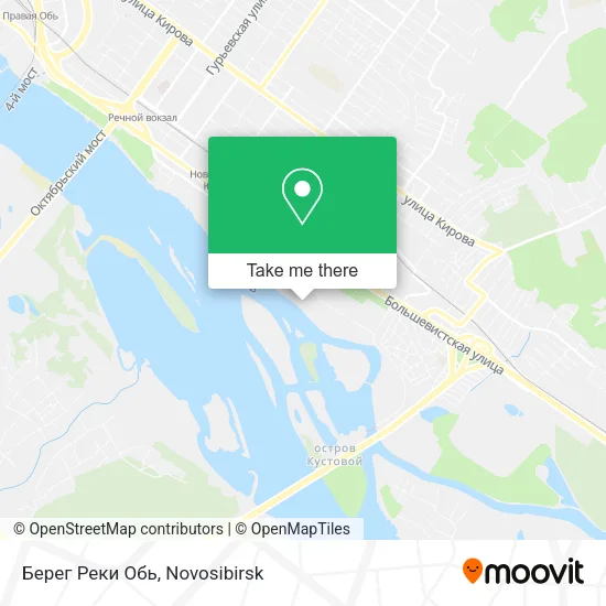 Берег Реки Обь map