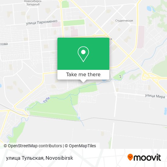 улица Тульская map