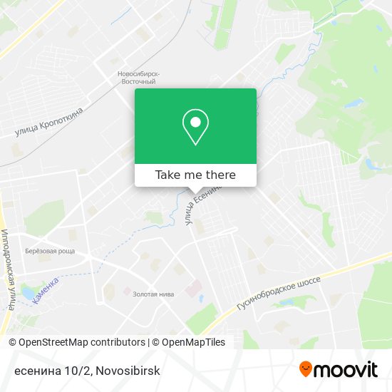 есенина 10/2 map
