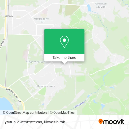 улица Институтская map