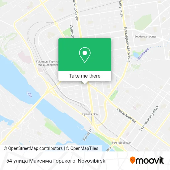 54 улица Максима Горького map