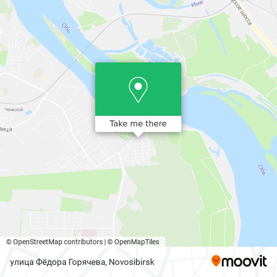 улица Фёдора Горячева map