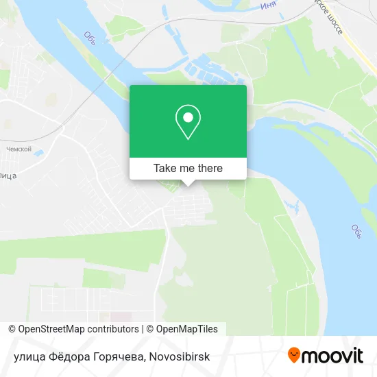 улица Фёдора Горячева map