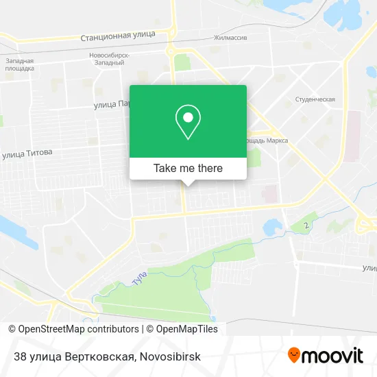 38 улица Вертковская map