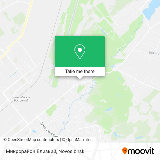 Микрорайон Близкий map