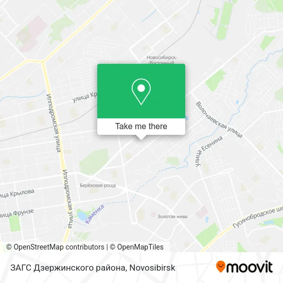 ЗАГС Дзержинского района map