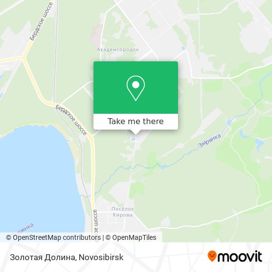 Золотая Долина map