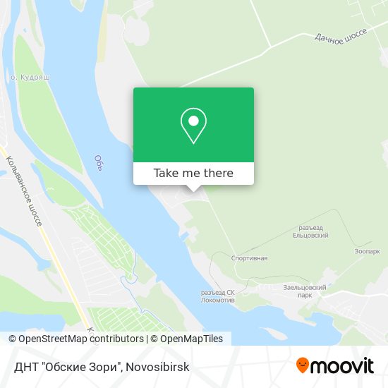 ДНТ "Обские Зори" map