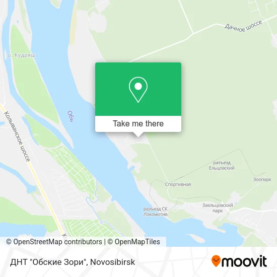 ДНТ "Обские Зори" map
