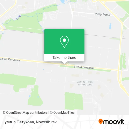 улица Петухова map