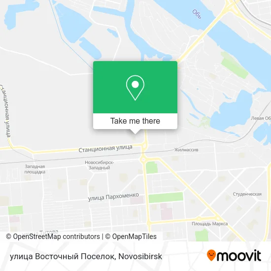 улица Восточный Поселок map