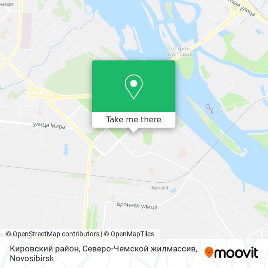 Кировский район, Северо-Чемской жилмассив map