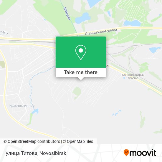 улица Титова map
