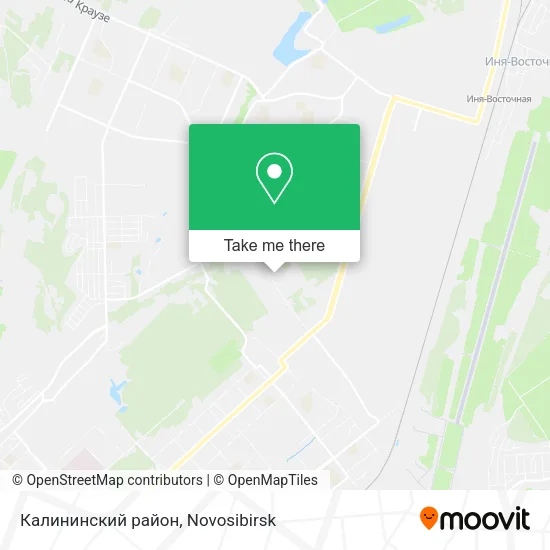 Калининский район map