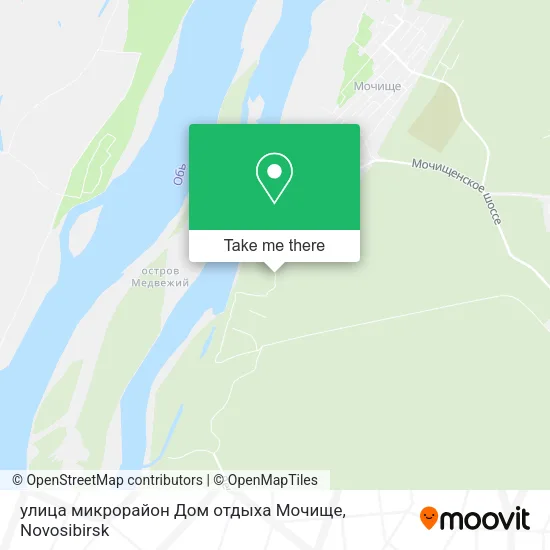 улица микрорайон Дом отдыха Мочище map