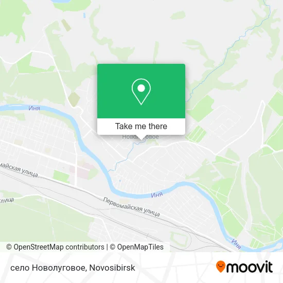 село Новолуговое map