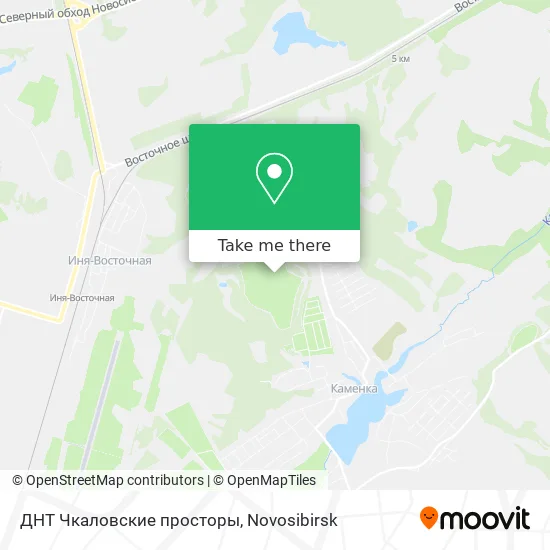 ДНТ Чкаловские просторы map