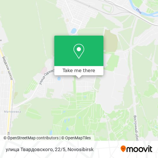 улица Твардовского, 22/5 map