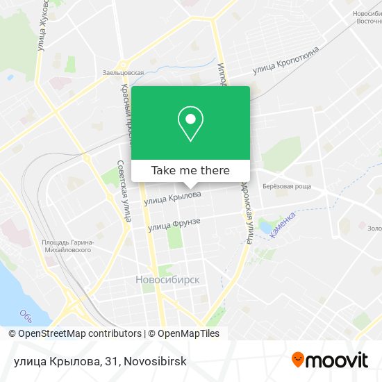 улица Крылова, 31 map
