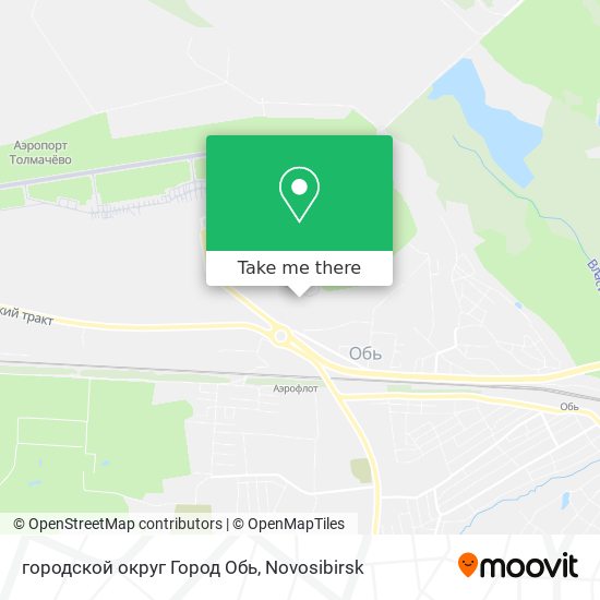 городской округ Город Обь map