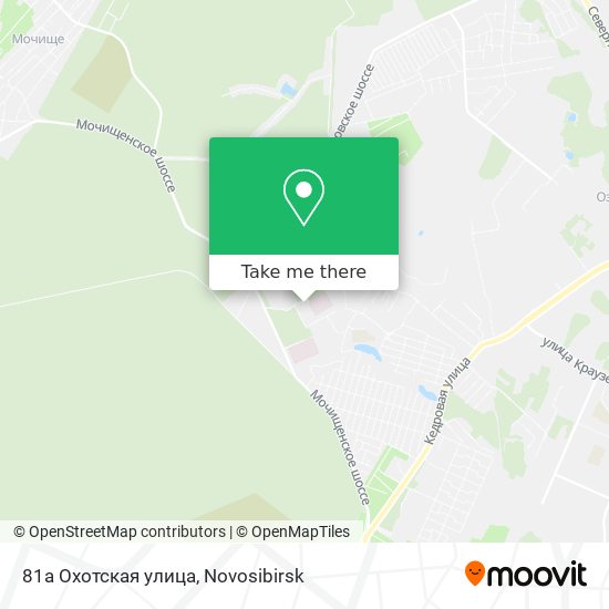 81а Охотская улица map