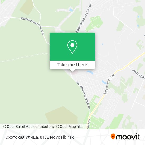 Охотская улица, 81А map