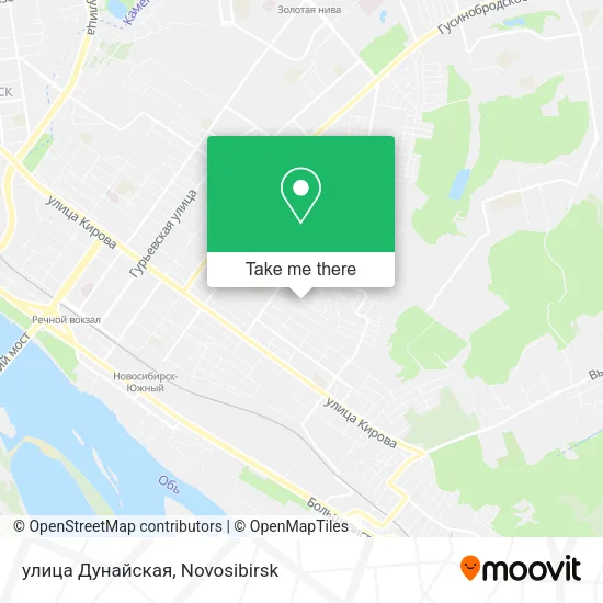 улица Дунайская map