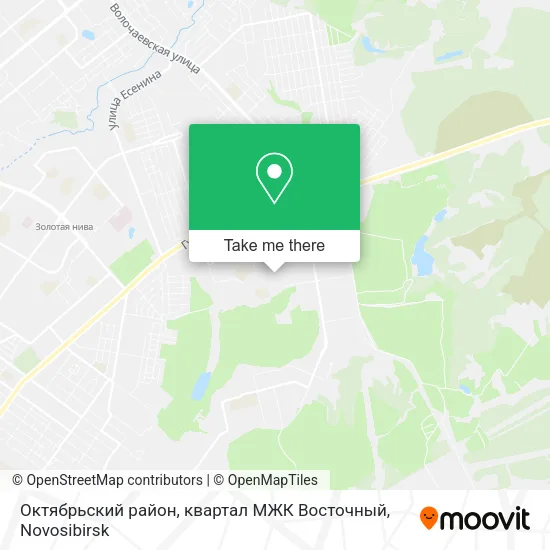 Октябрьский район, квартал МЖК Восточный map