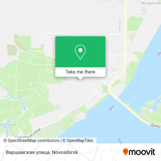 Варшавская улица map