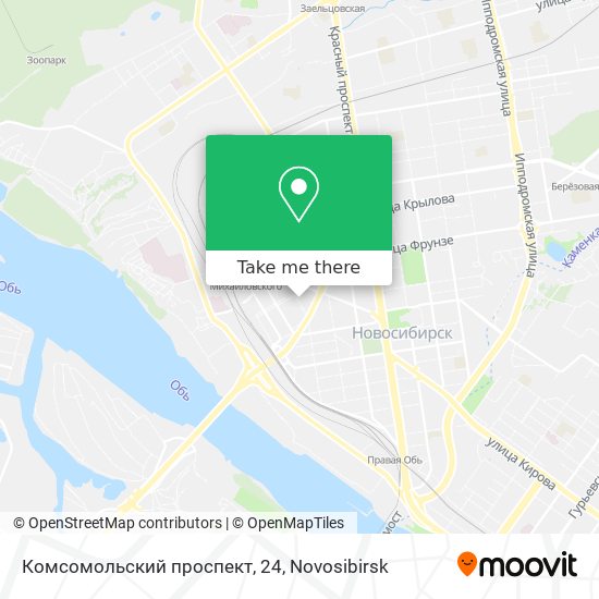 Комсомольский проспект, 24 map