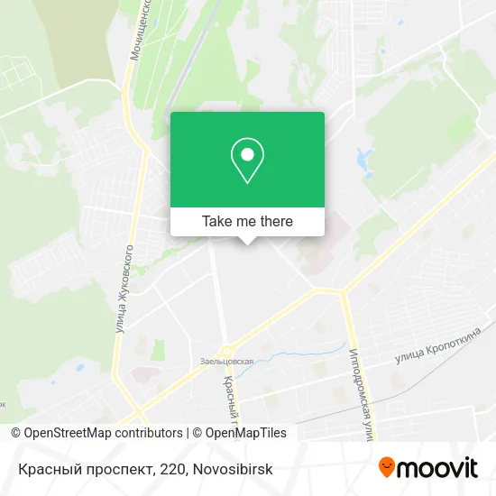 Красный проспект, 220 map