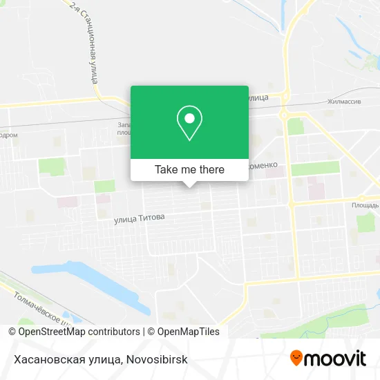 Хасановская улица map
