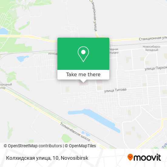 Колхидская улица, 10 map