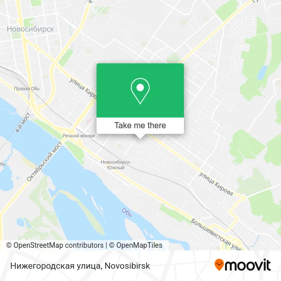 Нижегородская улица map