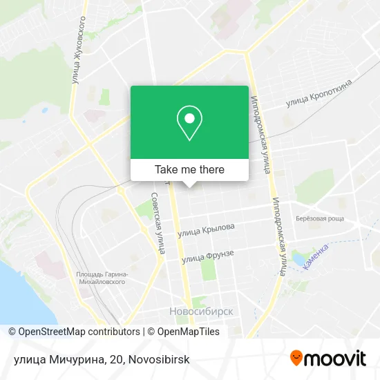 улица Мичурина, 20 map