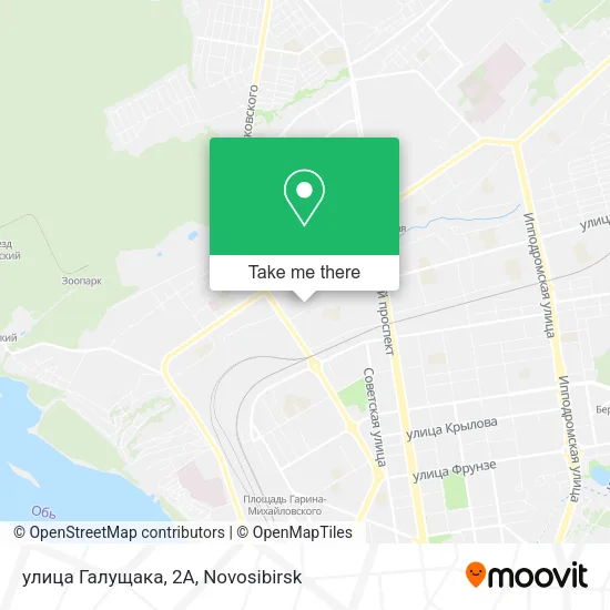 улица Галущака, 2А map