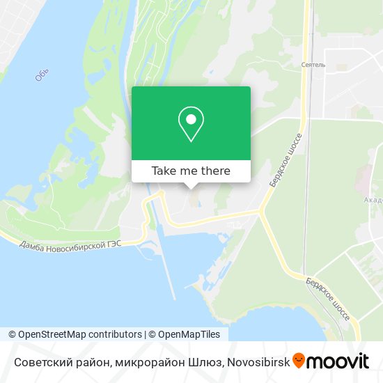 Советский район, микрорайон Шлюз map