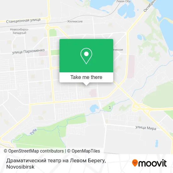 Драматический театр на Левом Берегу map