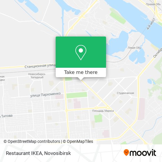 Restaurant IKEA map