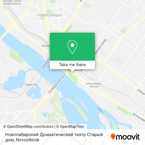 Новосибирский Драматический театр Старый дом map