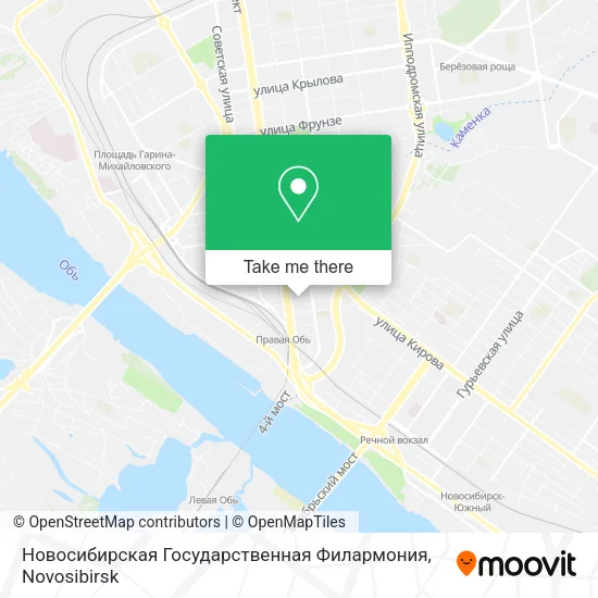 Новосибирская Государственная Филармония map
