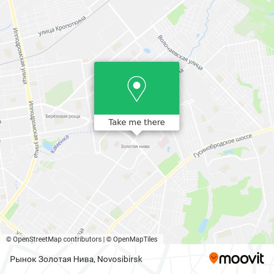 Рынок Золотая Нива map
