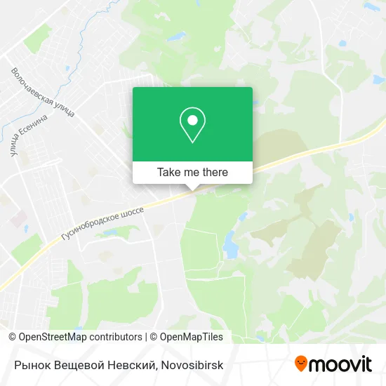 Рынок Вещевой Невский map
