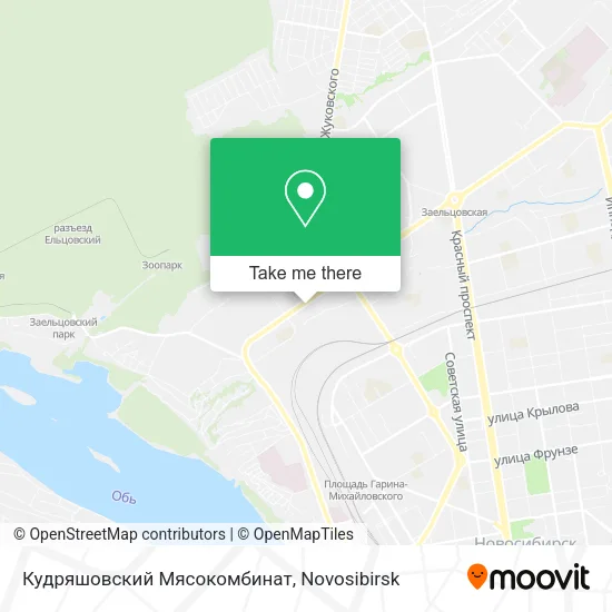 Кудряшовский Мясокомбинат map