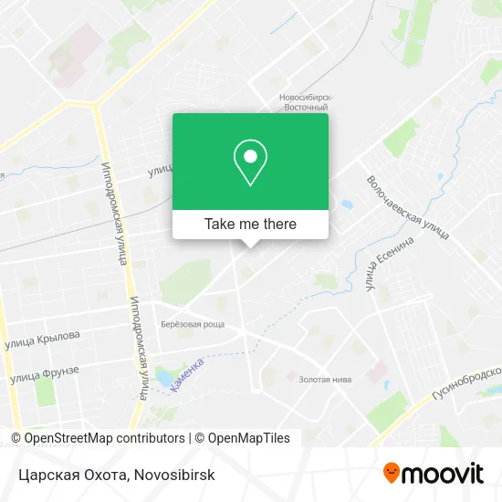 Царская Охота map