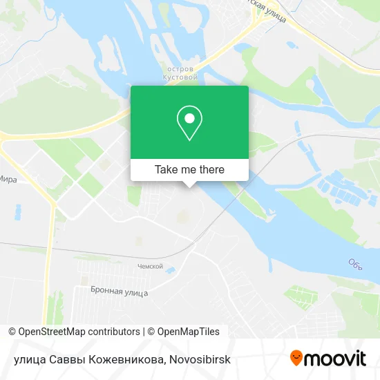 улица Саввы Кожевникова map