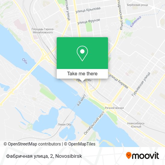 Фабричная улица, 2 map